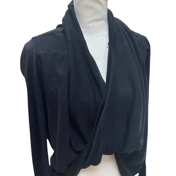 Lululemon Iconic Sweater Wrap cashmere blend lightweight long sleeve top - Picture 9 of 16